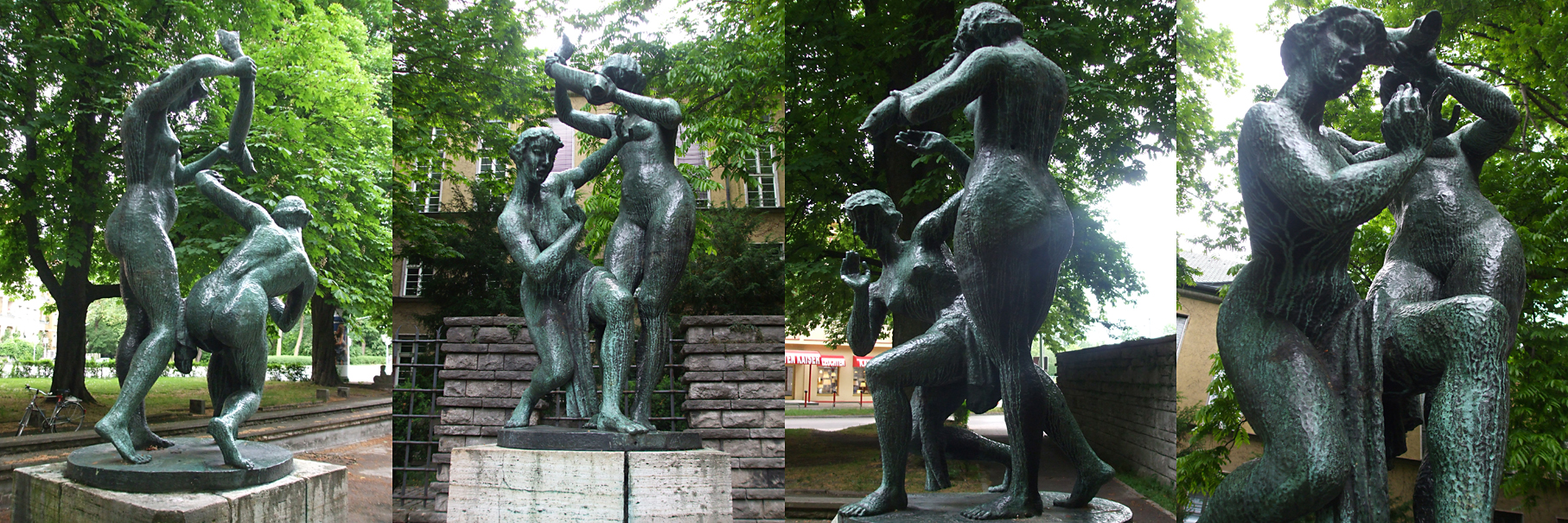 Augsburg Nymfenbrunnen von Fritz Beck - KoKa Augsburg