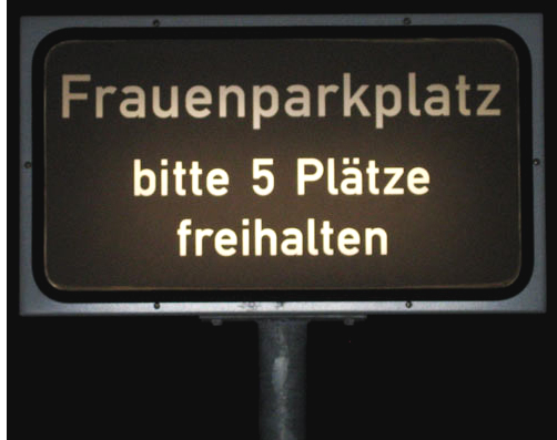frauenparkplatz