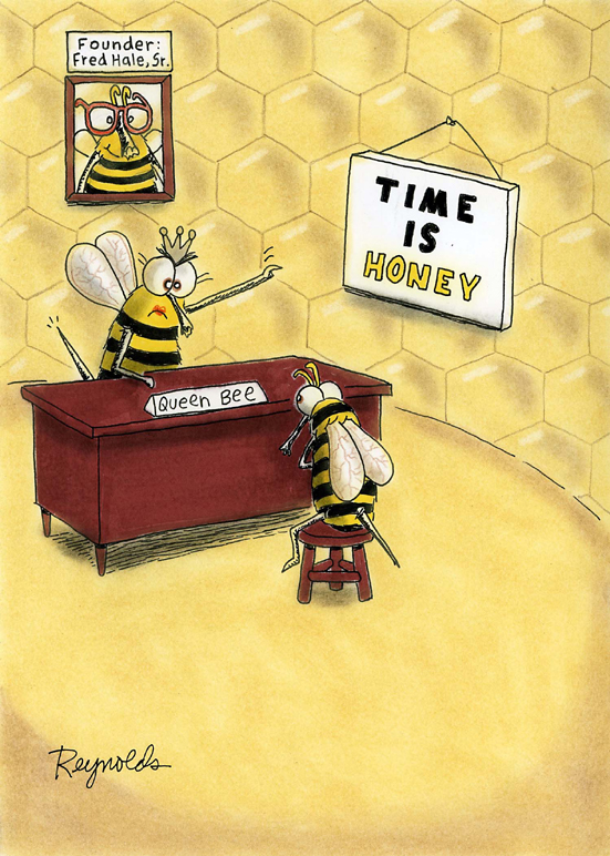 Dan Reynolds: Honey - copyright by www.cartoonstoc.kcom