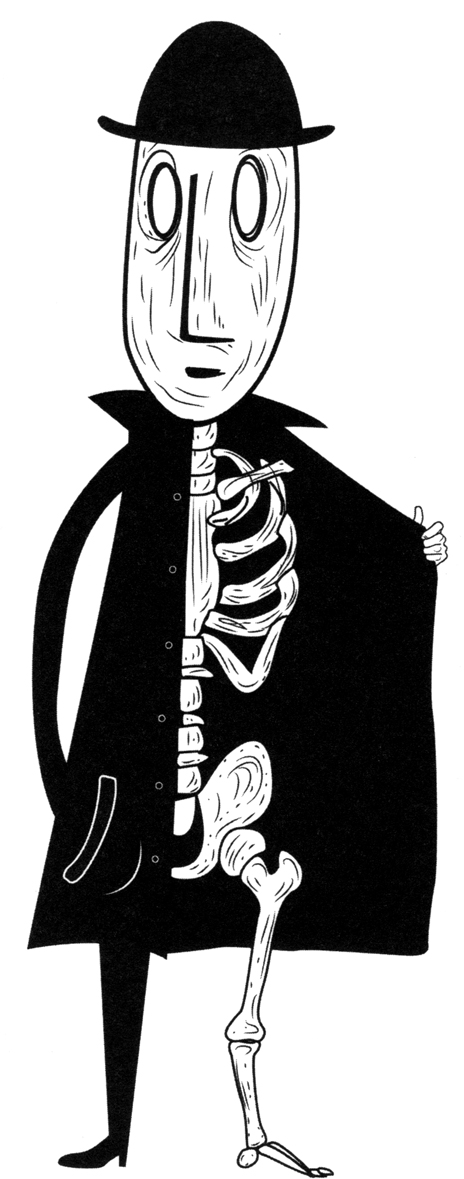 Brecht: Geschichten des Herrn Keuner, Illustration von Julia Huber