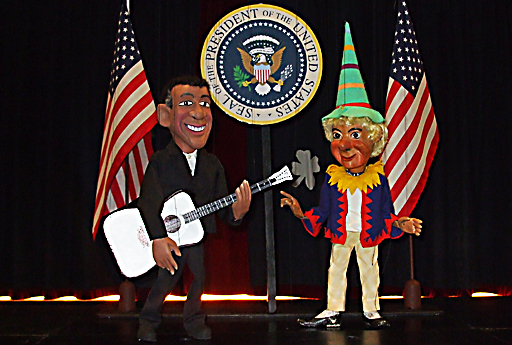 Obama Kasperl Augsburger Puppenkiste  --  KoKa Augsburg