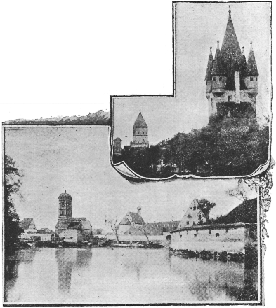 Oblatterwall Kahnfahrt 1899 Augsburg