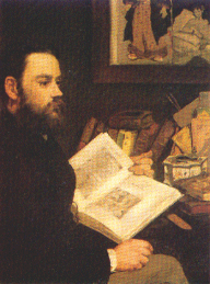 Zola Gemälde von Manet